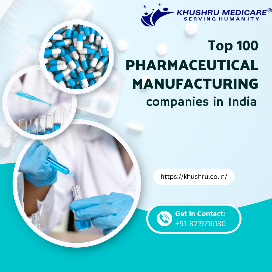 Top 100 pharmaceutical manufacturing companies in India