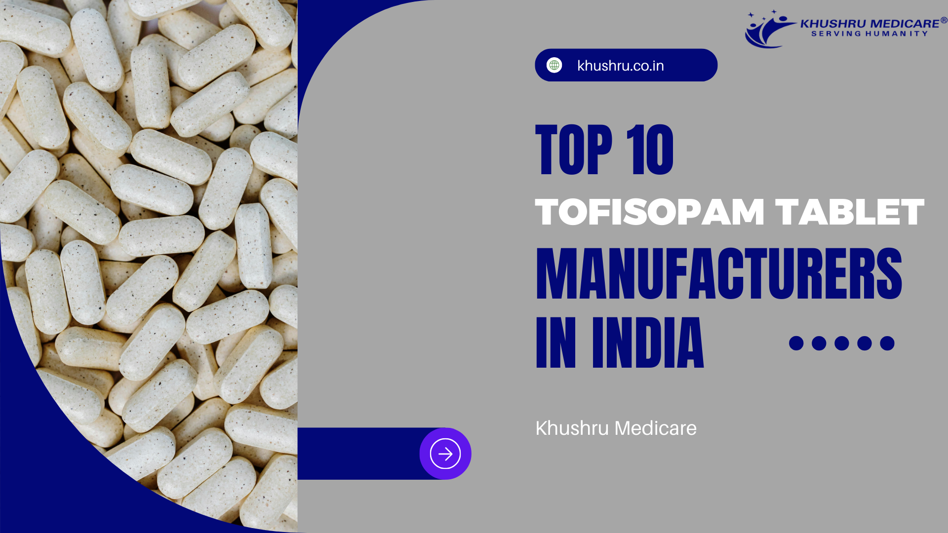 Top 10 Tofisopam Tablet Manufacturers in India