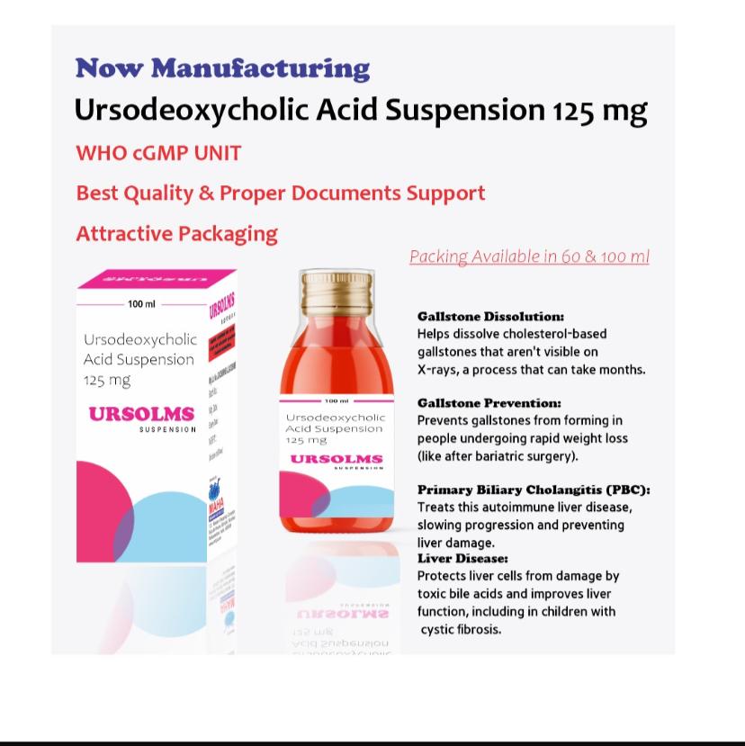 Top 10 UDC Syrup 125 mg (Ursodeoxycholic Acid) Manufacturers in India